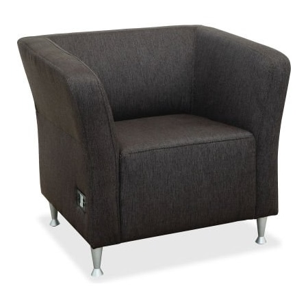 Lorell Fuze Lounger Chair - Brown LLR86910